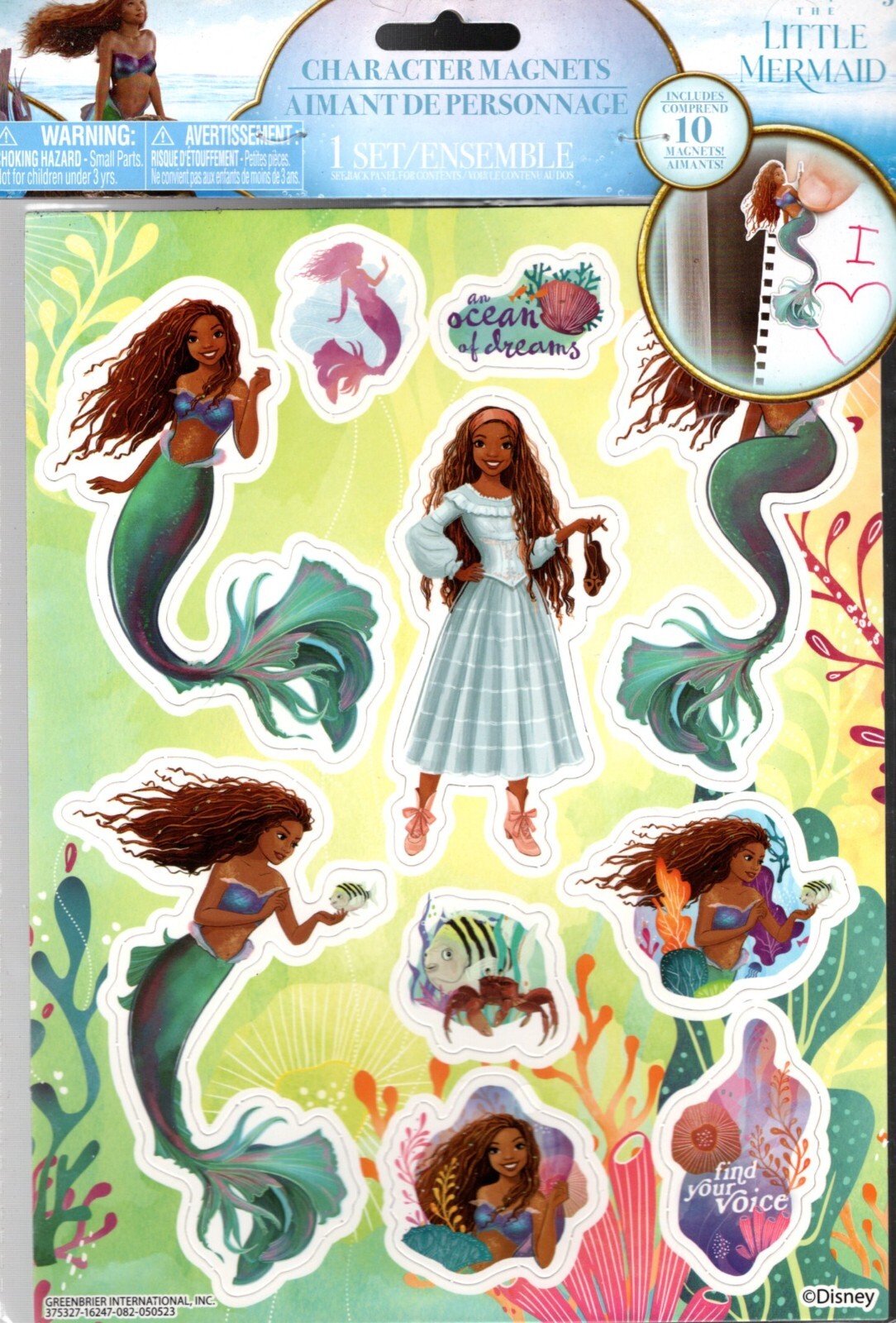 Disney Little Mermaid – Character Play Magnets