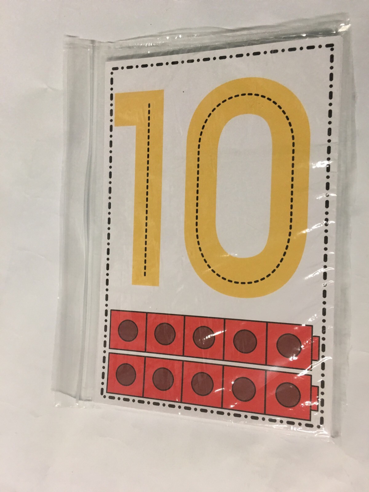 0-10 Counting And Number Word Cards – 22 Large Cards – Math Preschool K 1