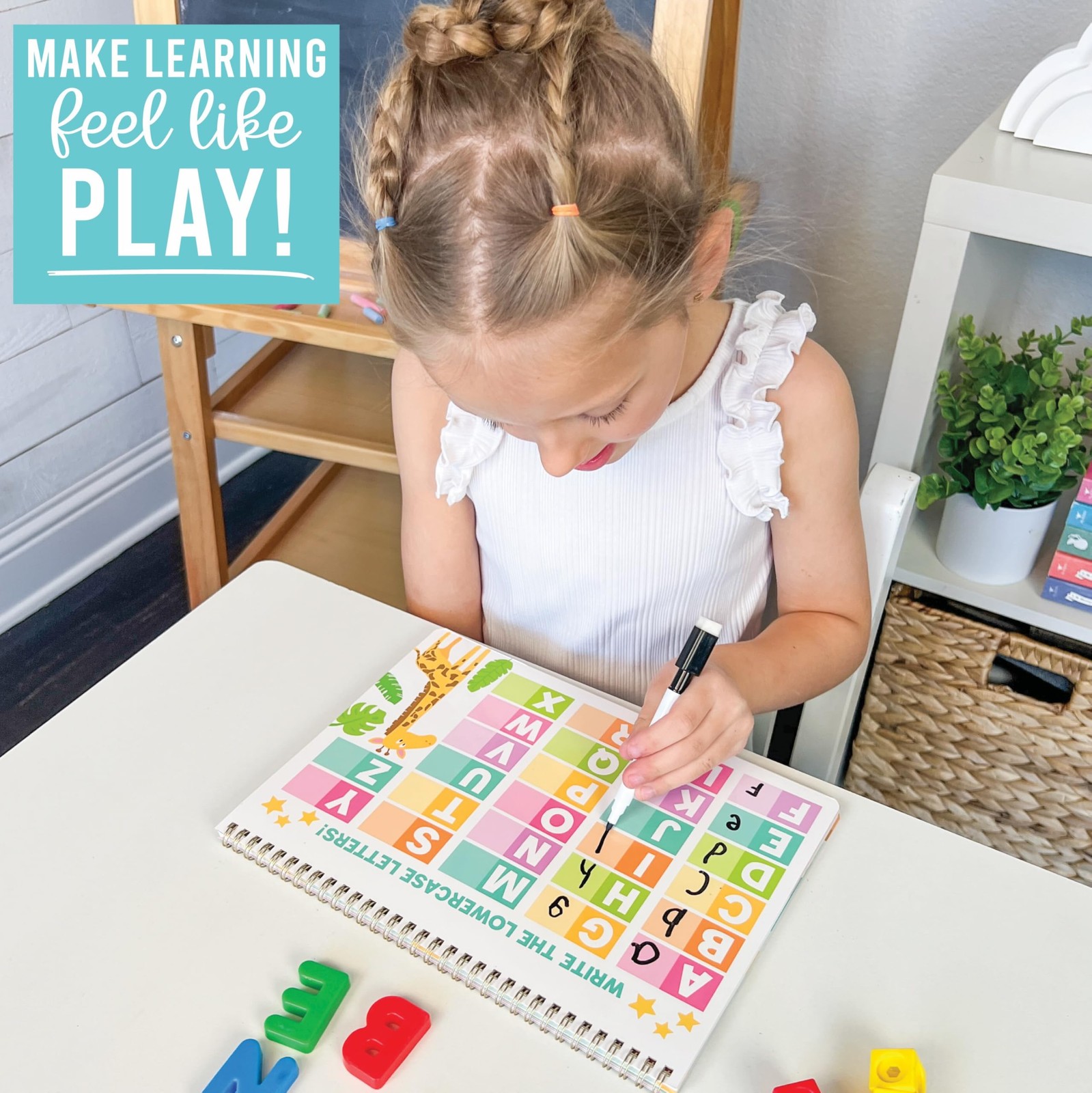ABC Tracing Books for Kids Ages 3-5 – Dry Erase Letter Tracing for Kids Ages …