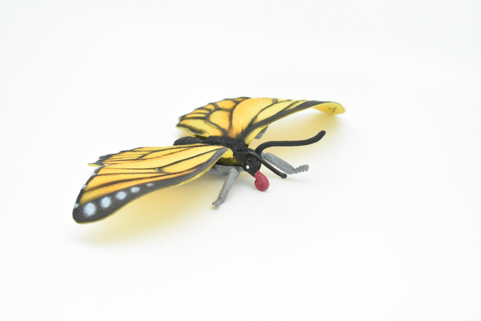 Butterfly, Monarch, Yellow and Orange, Very Nice Plastic Figure, Model 8″