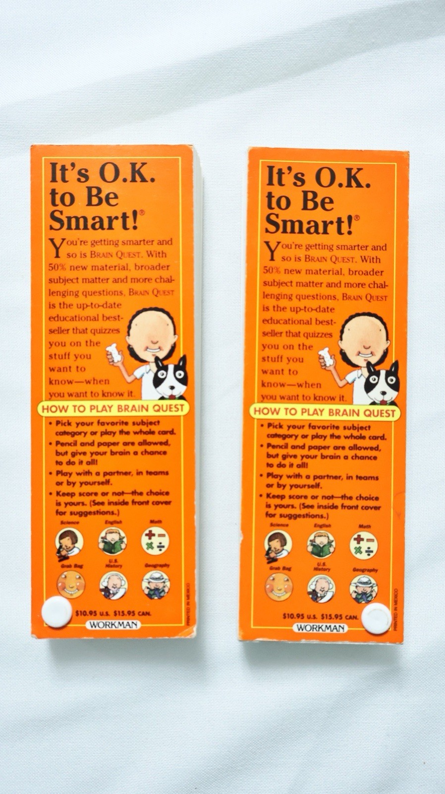 Brain Quest 4th Grade 1500 Questions and Answers Challenge Ages 9-10 Two Decks