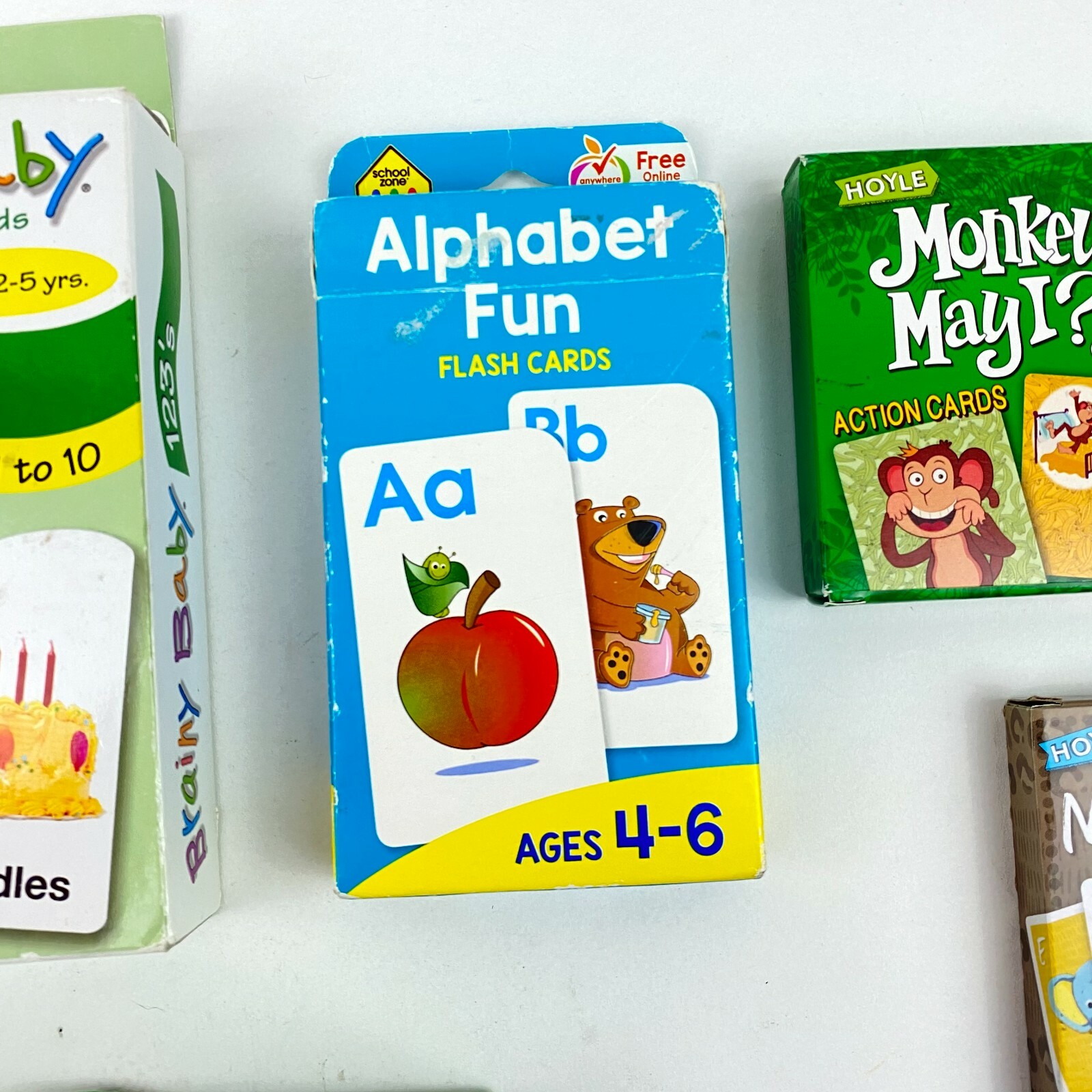 Educational Flash Cards (Lot of 10 Decks) Old Maid Colors Shapes Counting MORE!