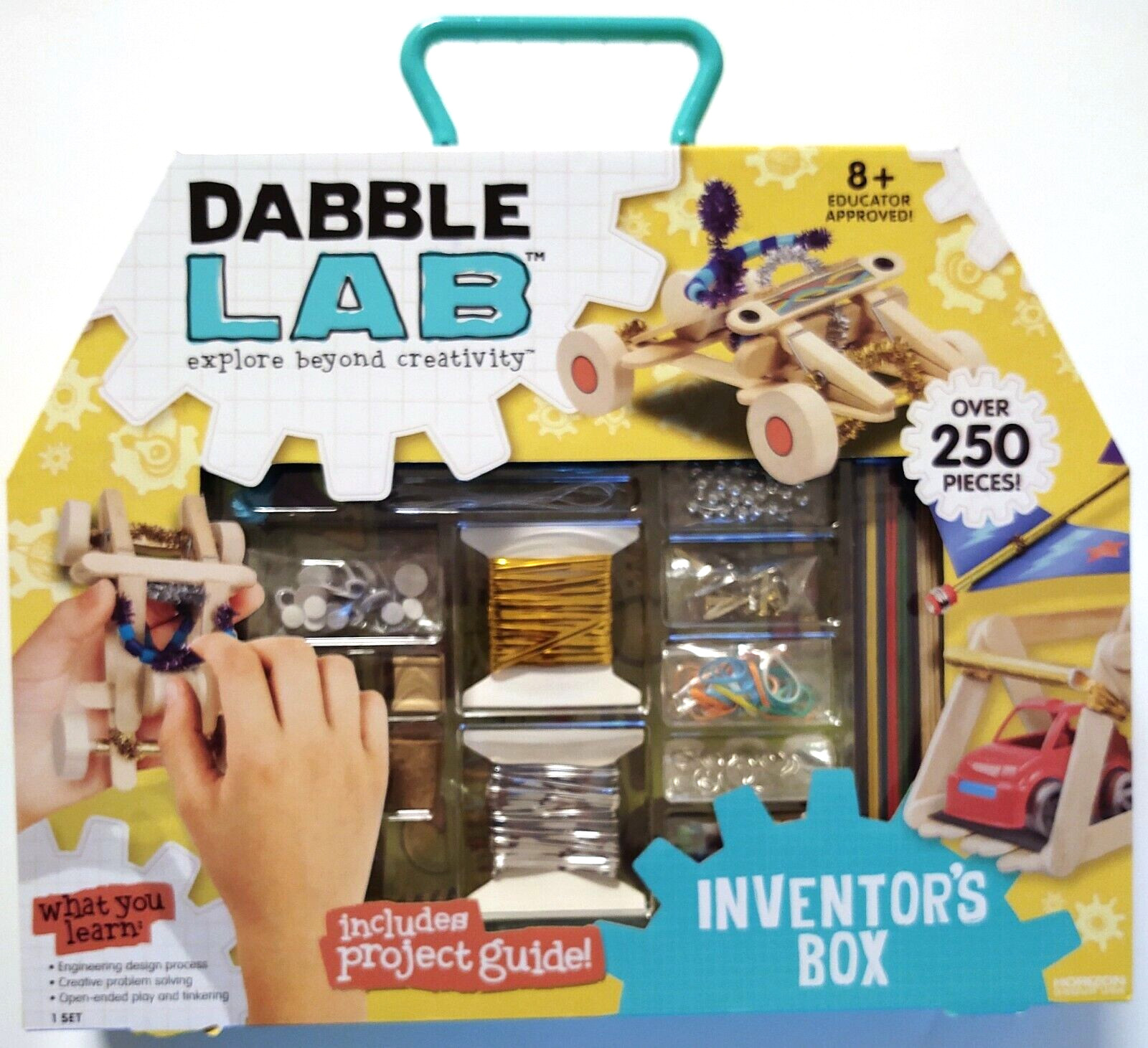 Dabble Lab Kids Inventor’s Box 250+ Pieces Fun Educational Crafts Ages 8+