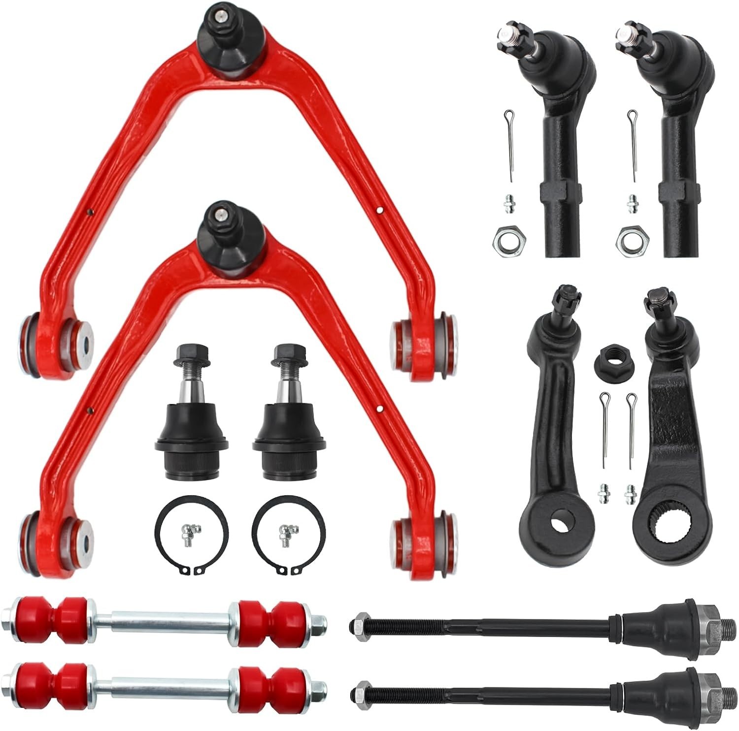 AWD 4WD Front End 12pc Suspension Kit for 99-06 Chevy Silverado GMC Sierra 1500,