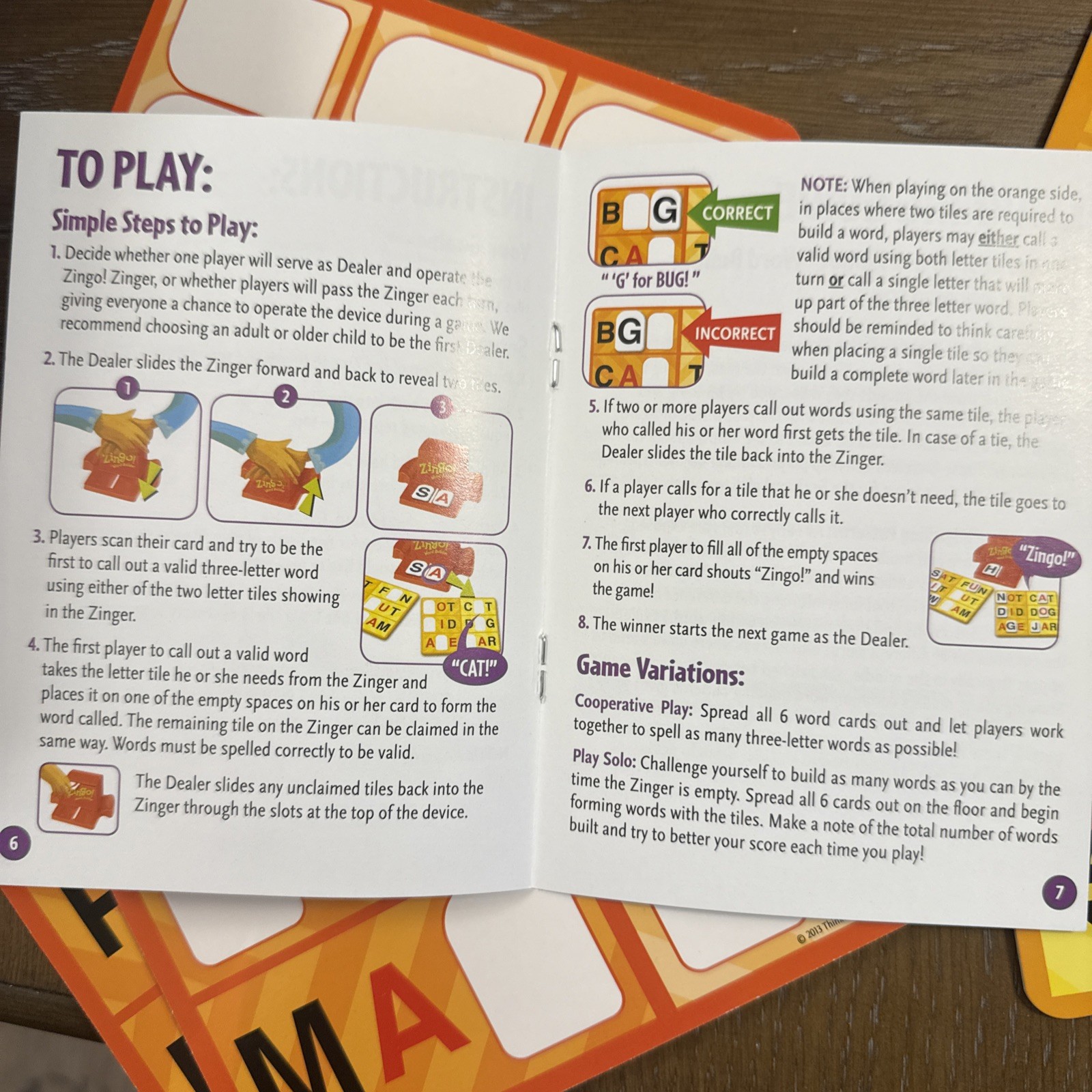 Thinkfun So go! Word Builder Reading And Spelling Game, Grades K-2 VERY GOOD