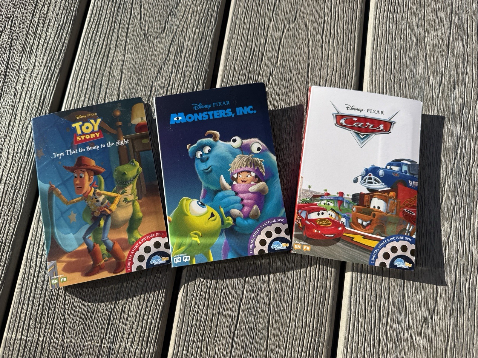 Moonlite Storytime Reels Projector Disney Pixar Toy Story Cars Monsters Inc