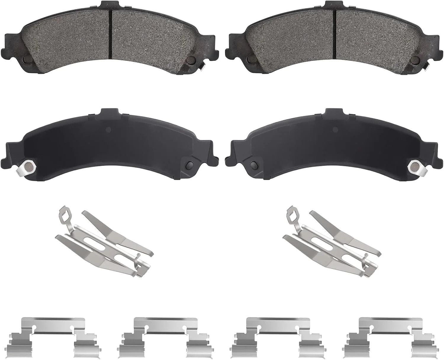 Rear Semi-Metallic Brake Pads Set for Chevy Silverado 1500 for GMC Sierra 1500 2