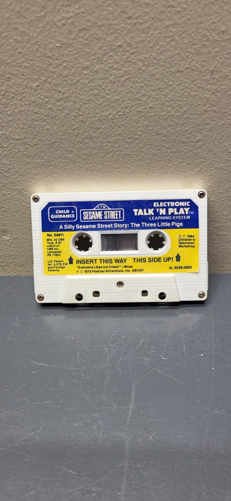 Electronic Talk n Play Child Guidance Cassette Three Little Pigs