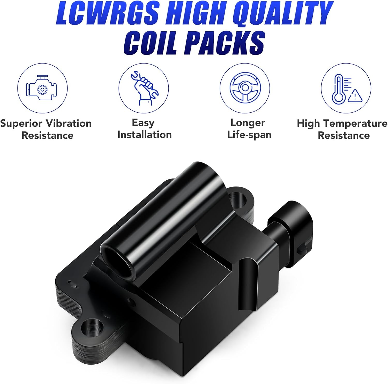 Set Of 8 Square Ignition Coils Chevy Silverado UF271 4.8 5.3