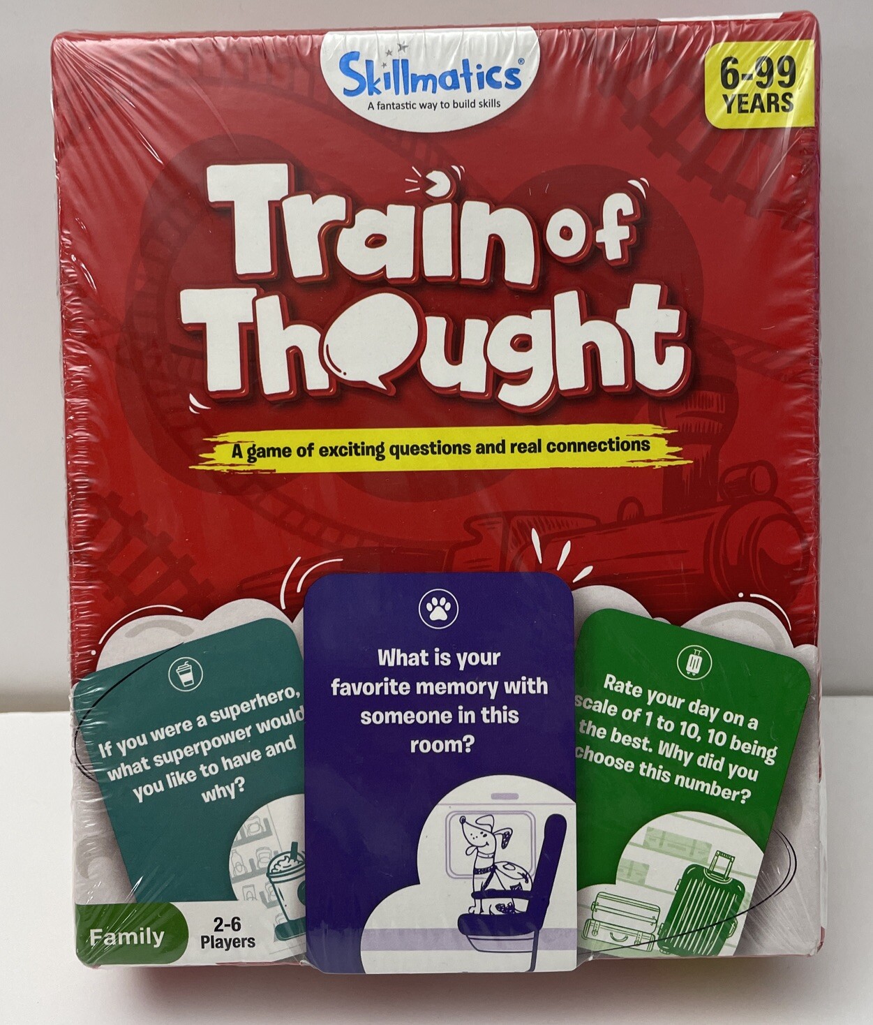Train of Thought Card Game Travel & Family Game for 6 +Year up NEW Skillmatics