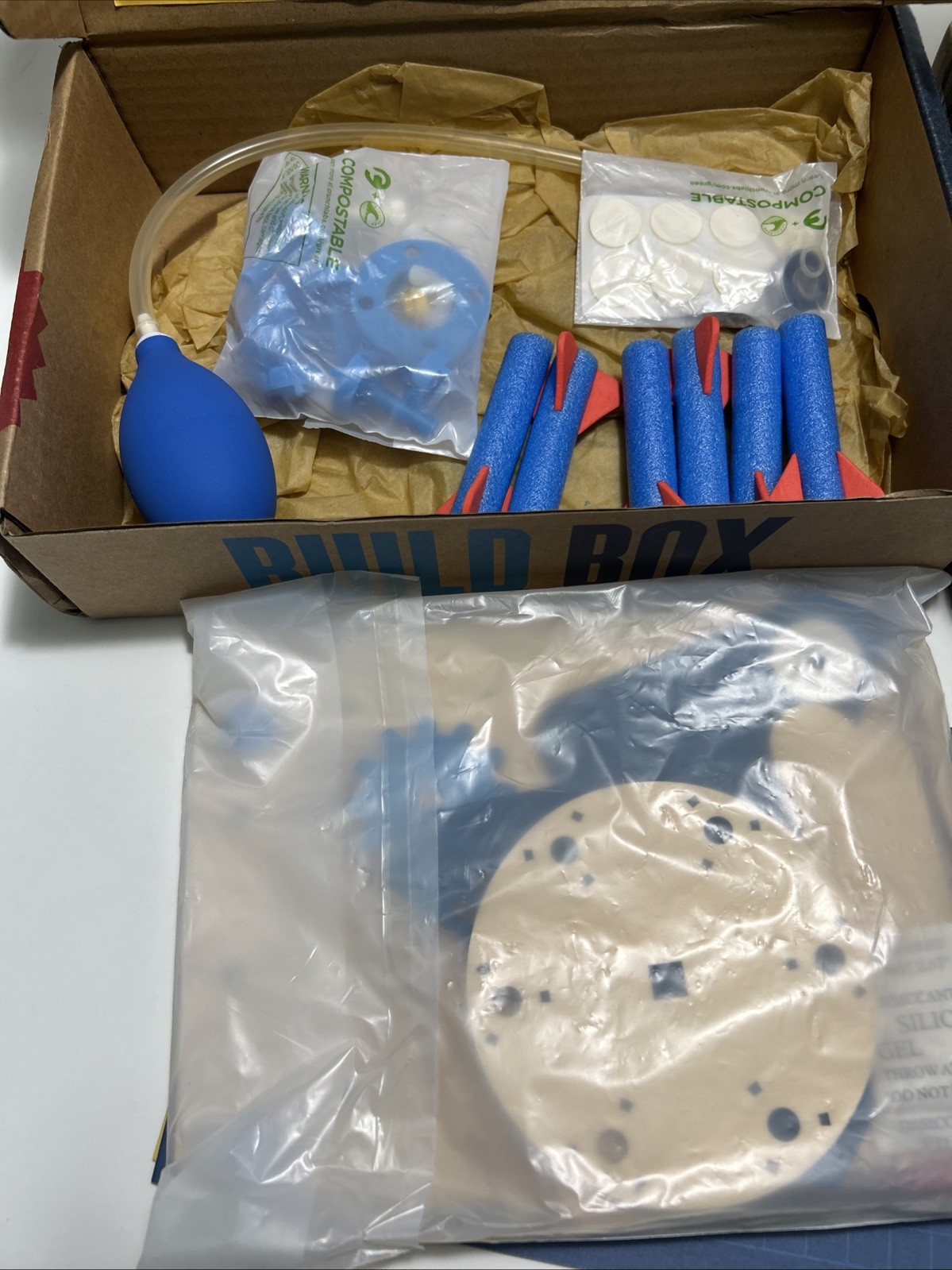 Crunch Labs Box by Mark Rober Rocket Revolver & Boomerang Car Lot Of 2 Open Box