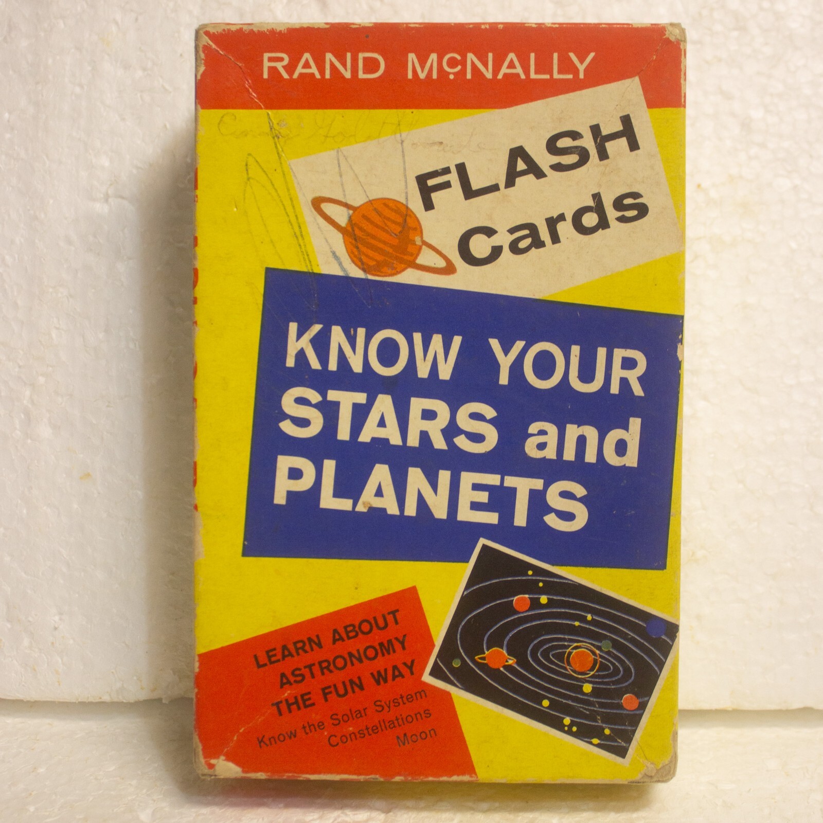Vintage Flash Cards Know Your Stars And Planets Rand McNally 1960’s