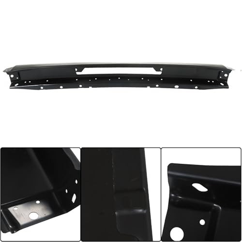 Black Front Bumper Face Bar Primed Replacement for Silverado 1500 2500 3500