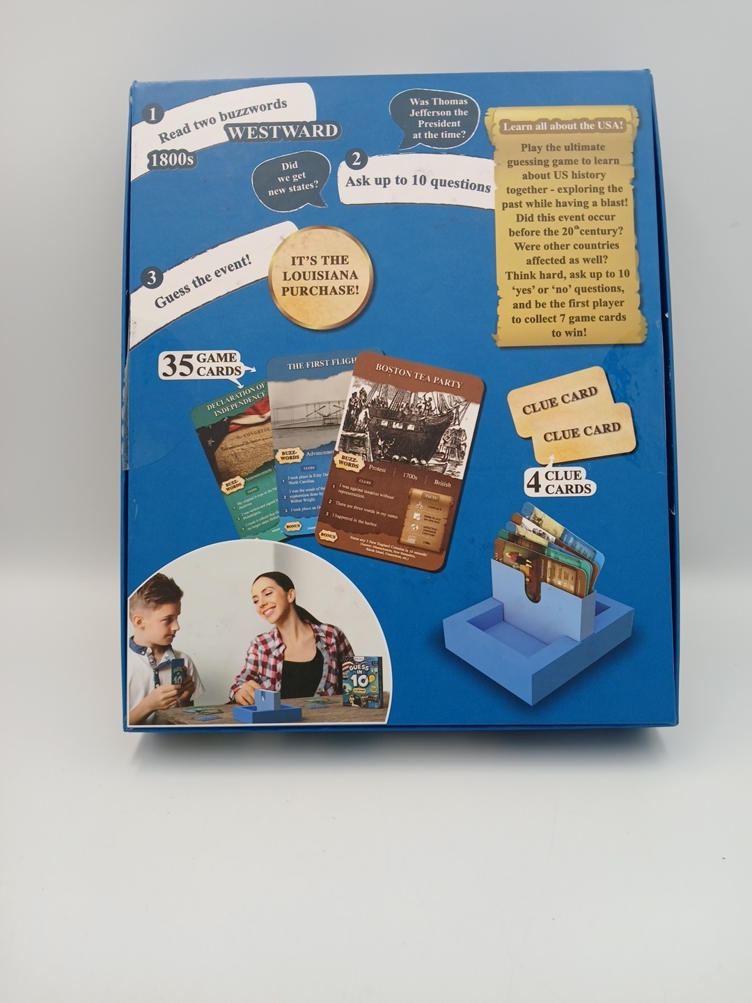 Skillmatics Card Games For Kids – Guess In 10 US History & Science Snippets