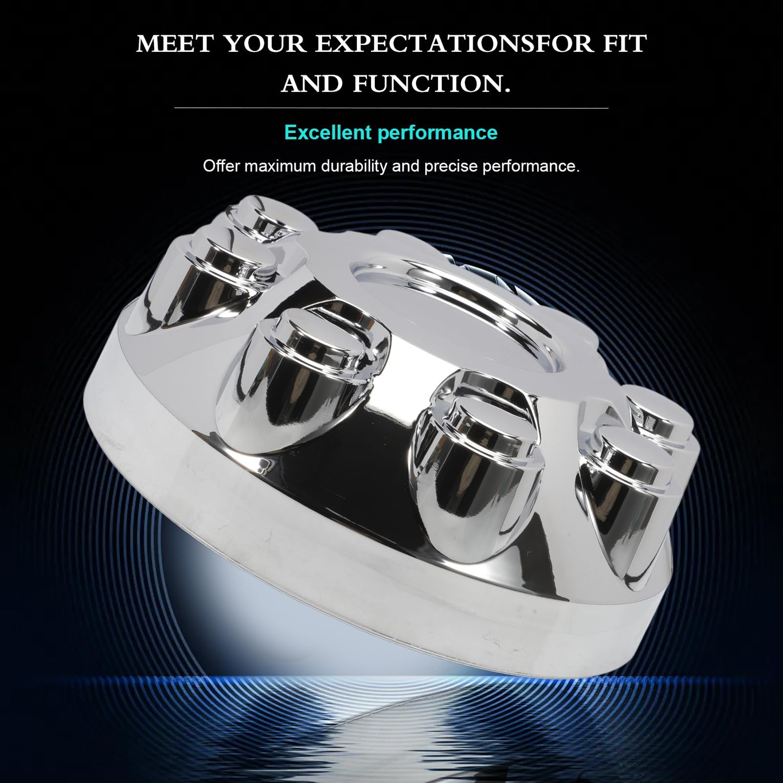 Wheel Hub Center Cap Chrome for Dodge Ram 2500 3500 8 3/8 inches,