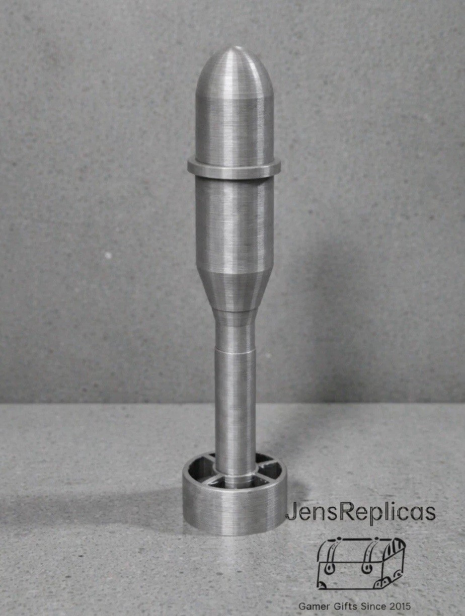 M9A1 Plastic Replica Prop, Reenactment, Silver Color, Fully Assembled