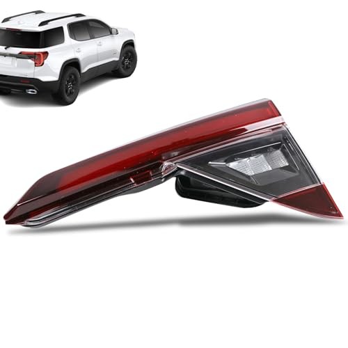 LED Tail Lights Compatible With 2020-2023 GMC Acadia Inner Right Black Bezel