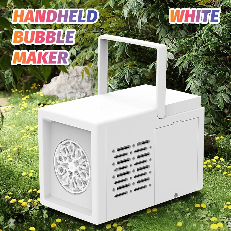 10 Hole Fully Automatic Bubble Blowing Handheld Electric Bubble Machine Toy Outd