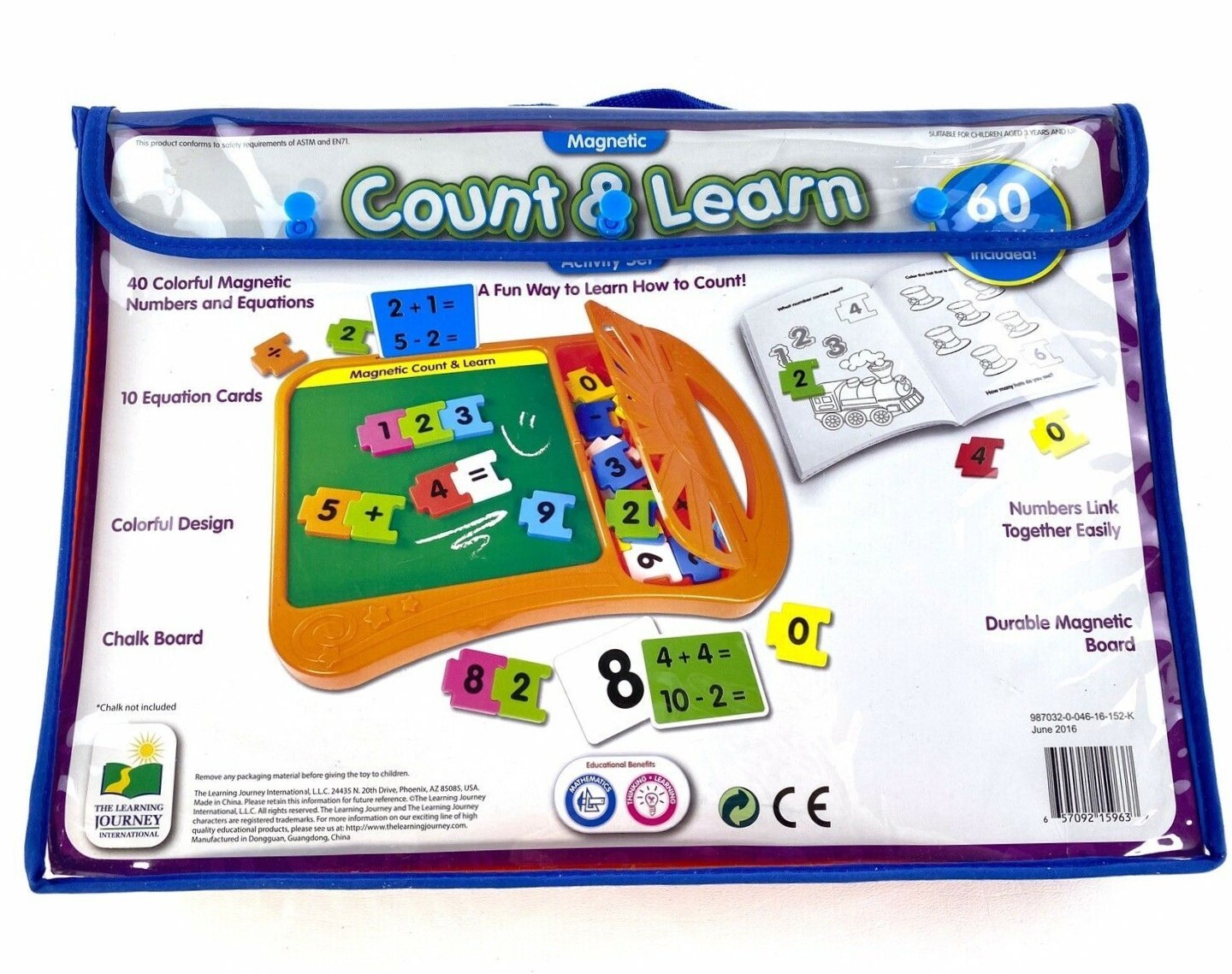 Magnetic Count & Learn Activity Set The Learning Journey Educational Math Toy