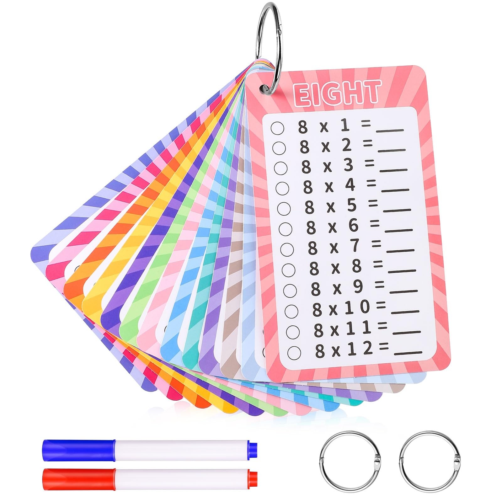 13 Pcs Multiplication Flashcards 012, Times Table Flash Cards Multiplication …