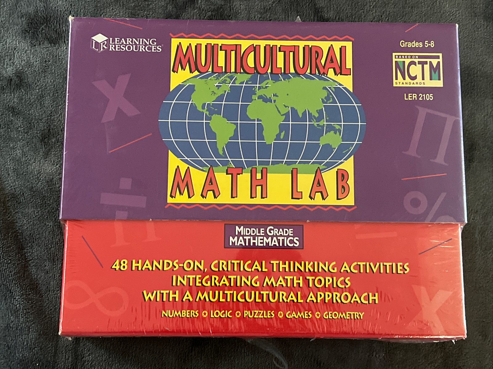 Learning Resources Multicultural Math Lab Middle Grade Mathematics New!