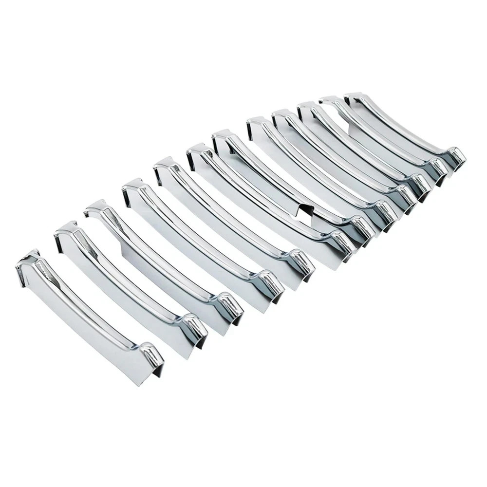 Front Grill Chrome Trim Compatible with Maserati Ghibli 2013 2014 2015 2016 2…