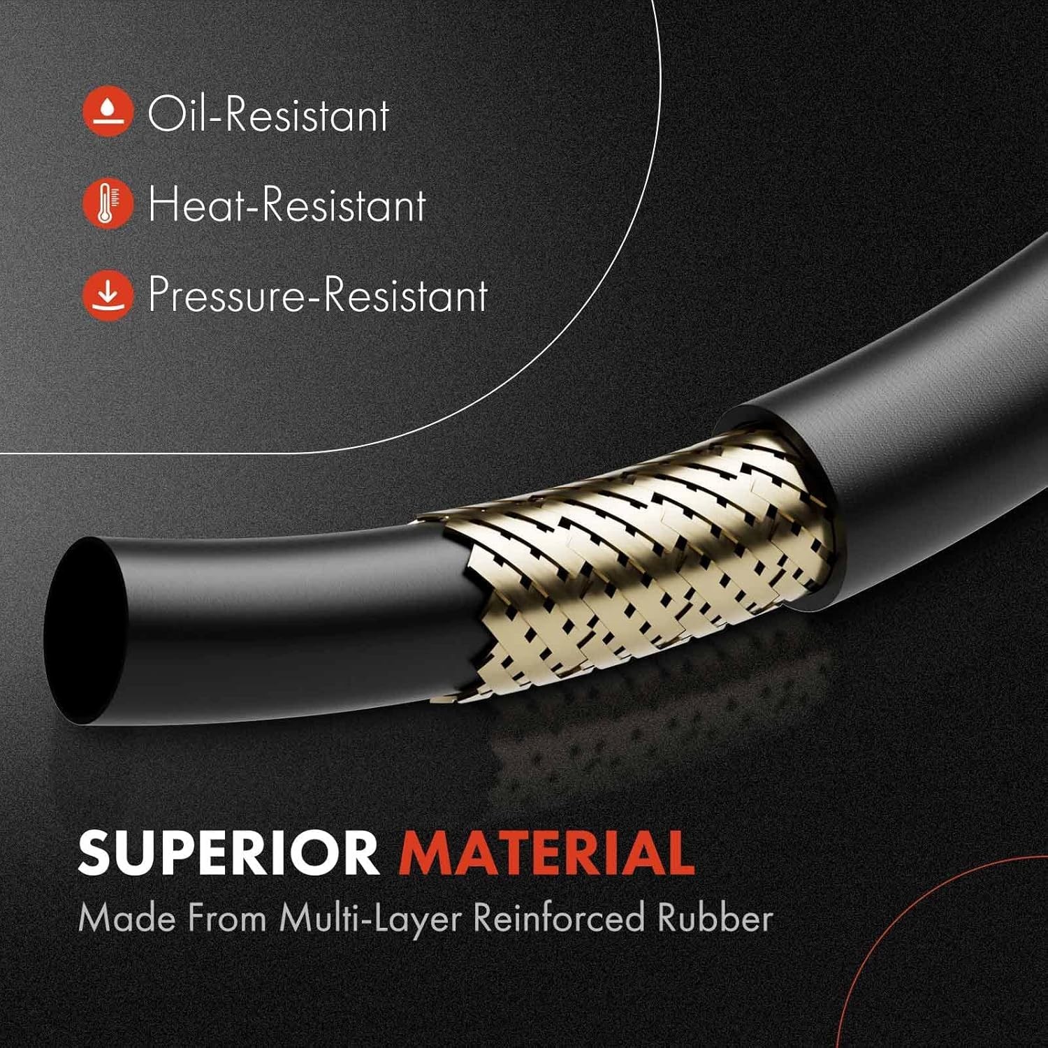 A-Premium Power Steering Reservoir/Suction Line Hose Assembly Compatible with Ni