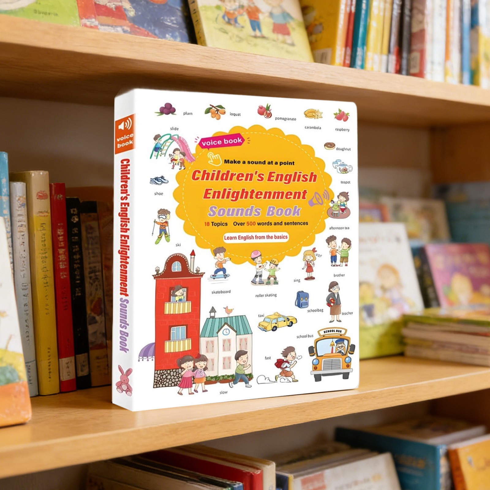 English Learning Talking Books Educational Reading Game 500+ Words Learning Book