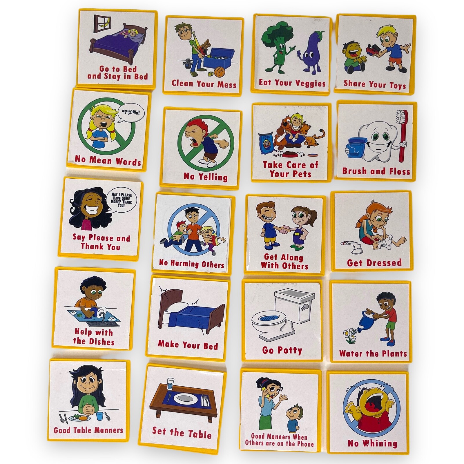 chore behavior chart “I Can Do It!” My Daily Checklist, reward incentive tiles