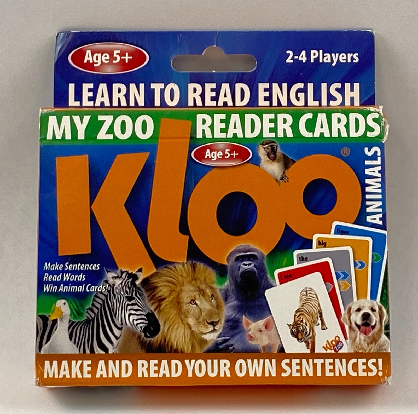 Kloo My Zoo Reader Cards Learn to Read English Age 5+