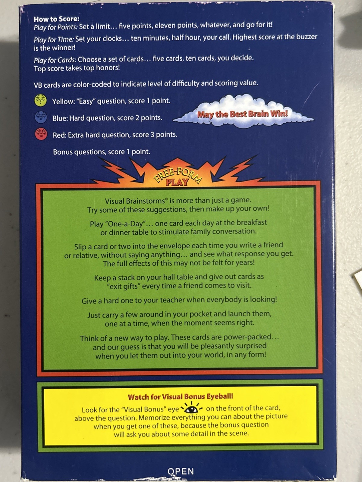 Visual Brain Storms – The Smart Thinking Game By Thinkfun Brainteaser Question
