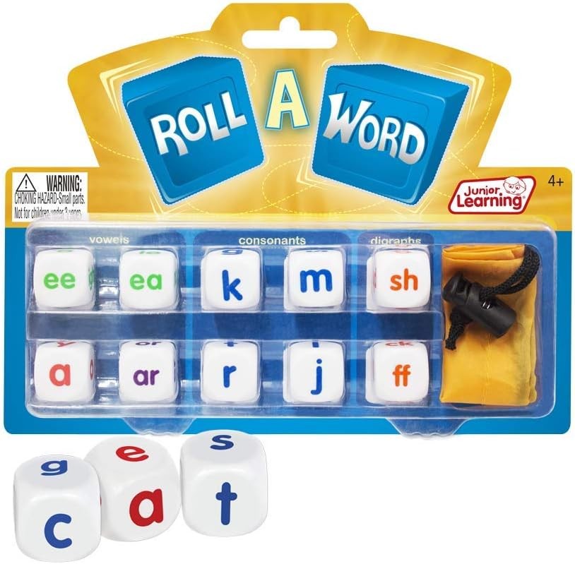Junior Learning Roll a Word Game – Develop Spelling & Word Formation!
