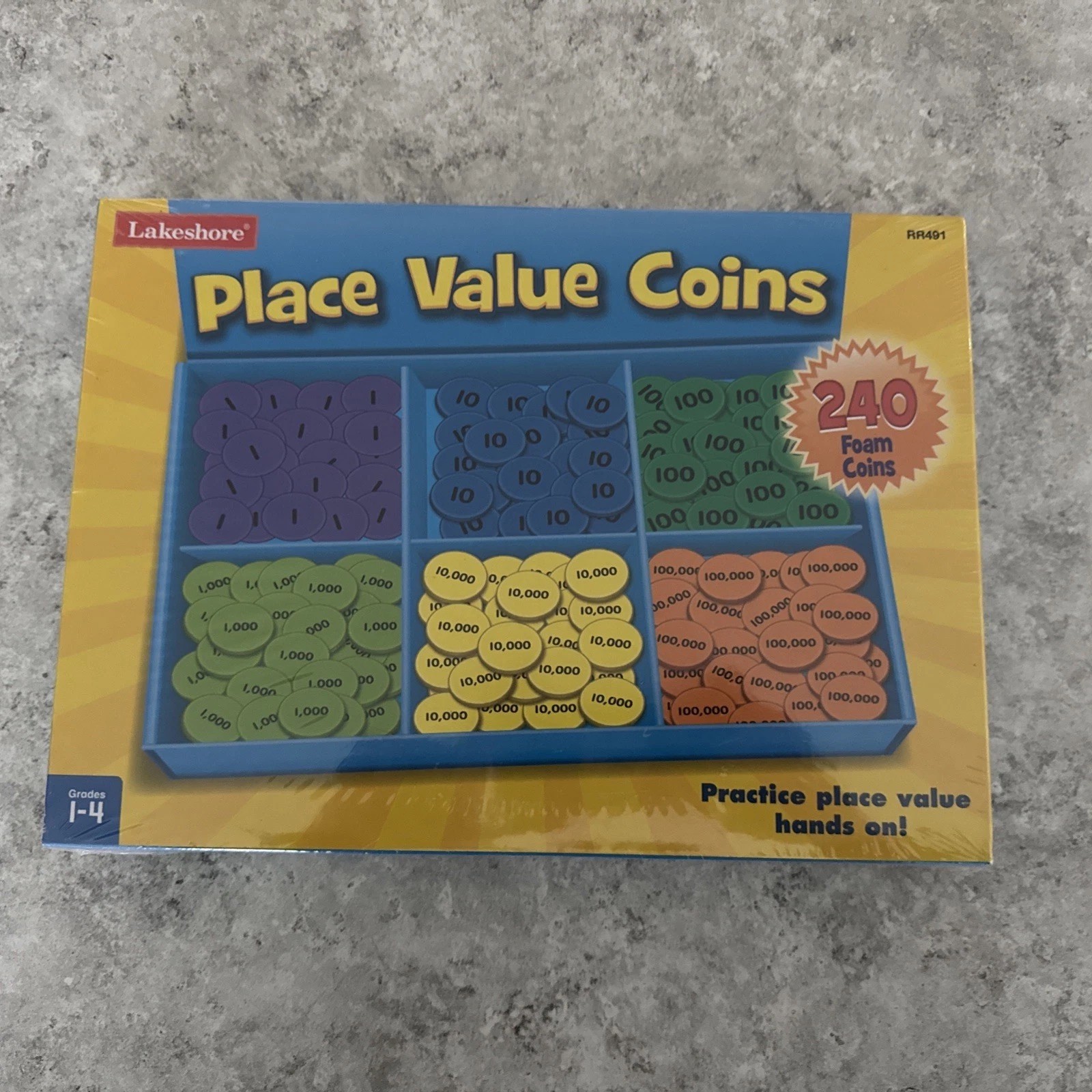 Lakeshore Learning Materials 240 Foam Place Value Coins