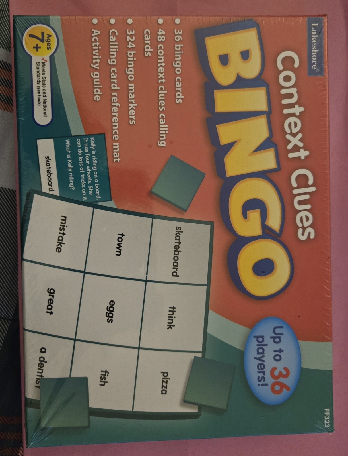 Lakeshore Context Clues Bingo Ages 7+ Gently Used Instructions Included