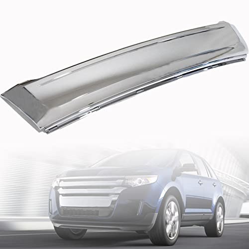 Front Lower Bumper Grille Moulding Chrome Plastic Silver Replacement for 2011