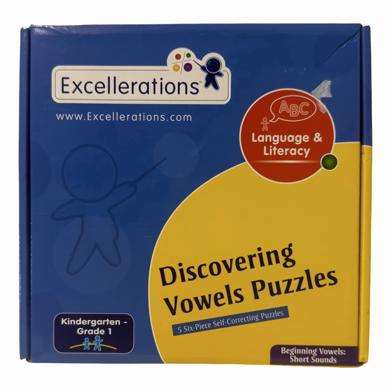 Excellerations Engineering Discovering Vowels Puzzle STEM Short Sounds