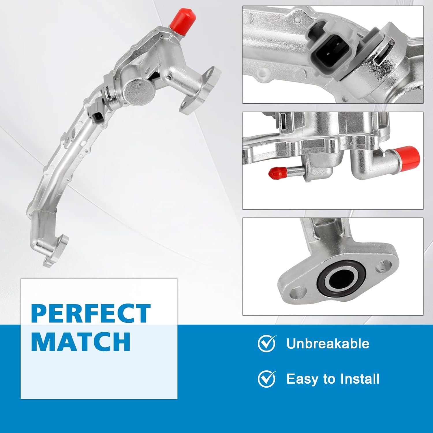 LR077042 Aluminum Rear Coolant Water Heater Pipe (5.0L ONLY) For LAND ROVER LR4