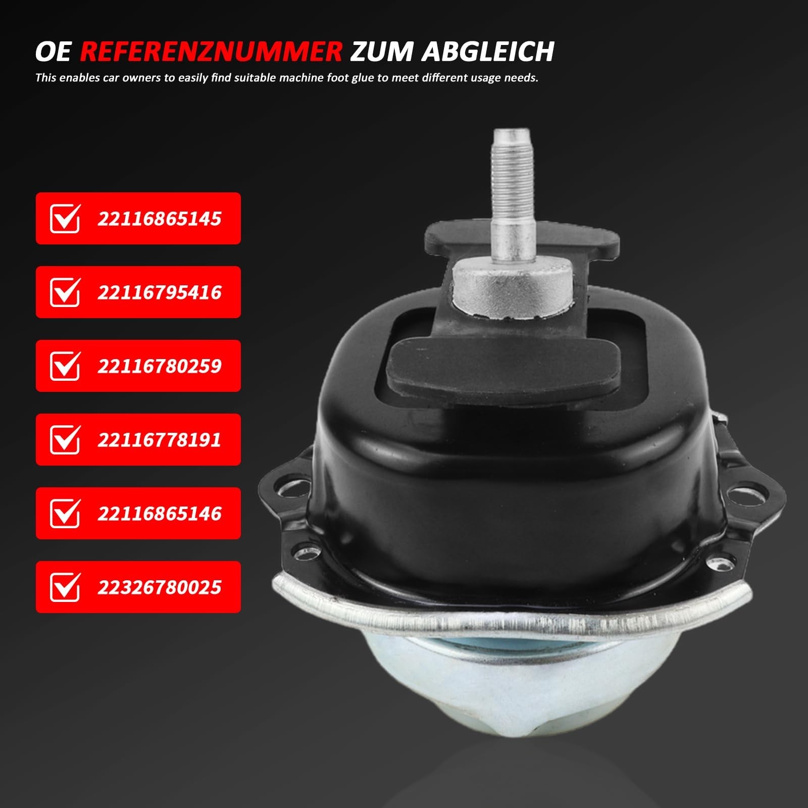 2007-2019 for BMW X5 E70 X6 E71 Left + Right Engine Motor Transmission Mounts…