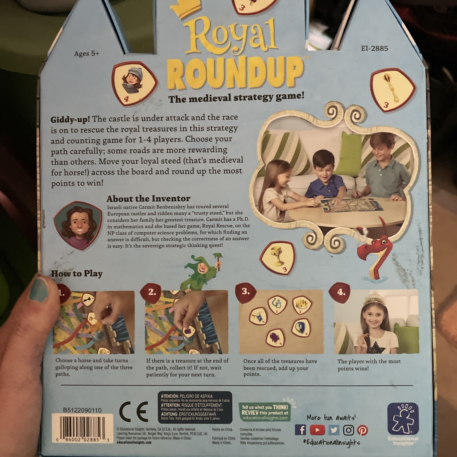 NEW Royal Roundup Medieval Strategy Counting Knights Game Educational Complete