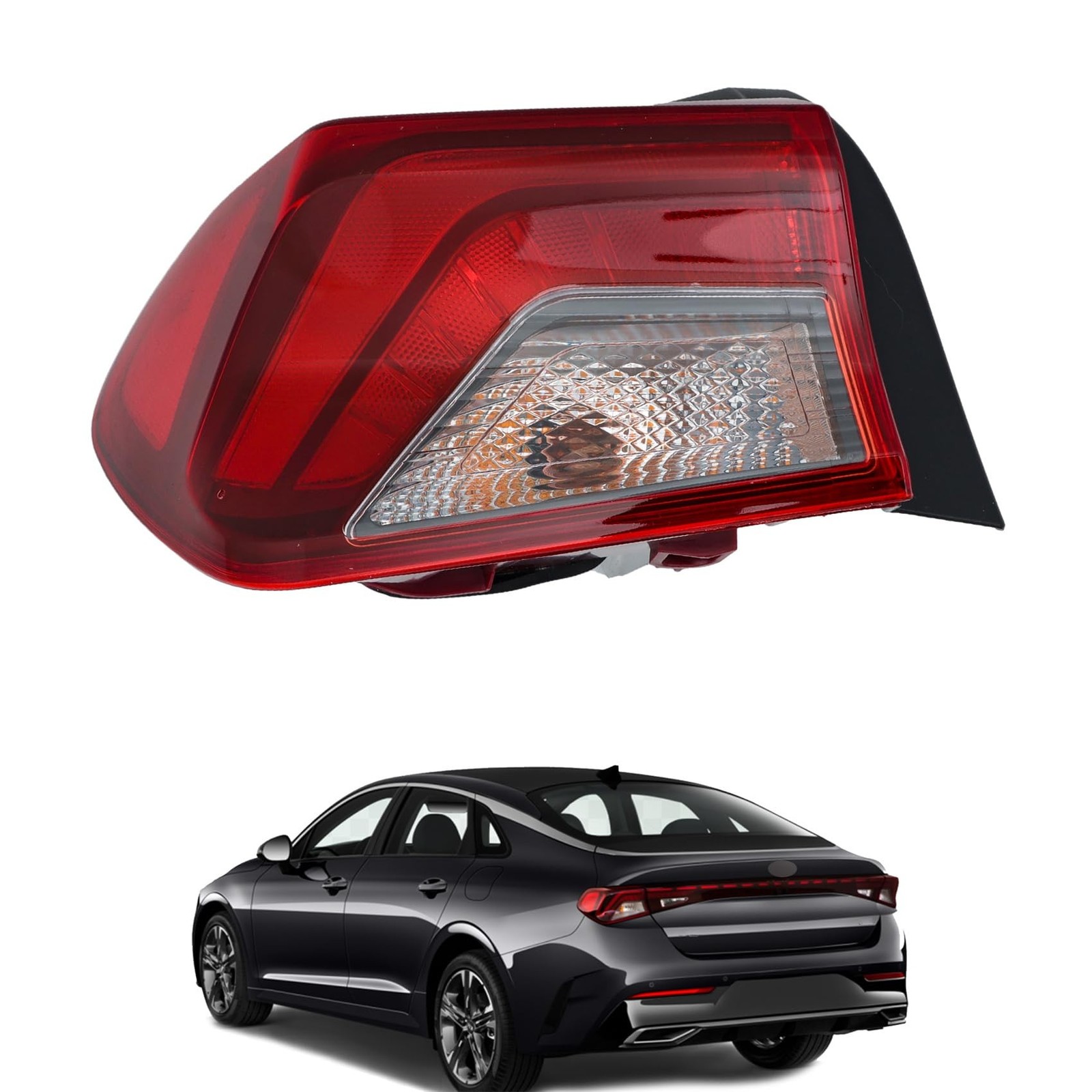 labwork Left Side Outer Tail Light Replacement for KIA K5 EX LX LXS 2021-2024…