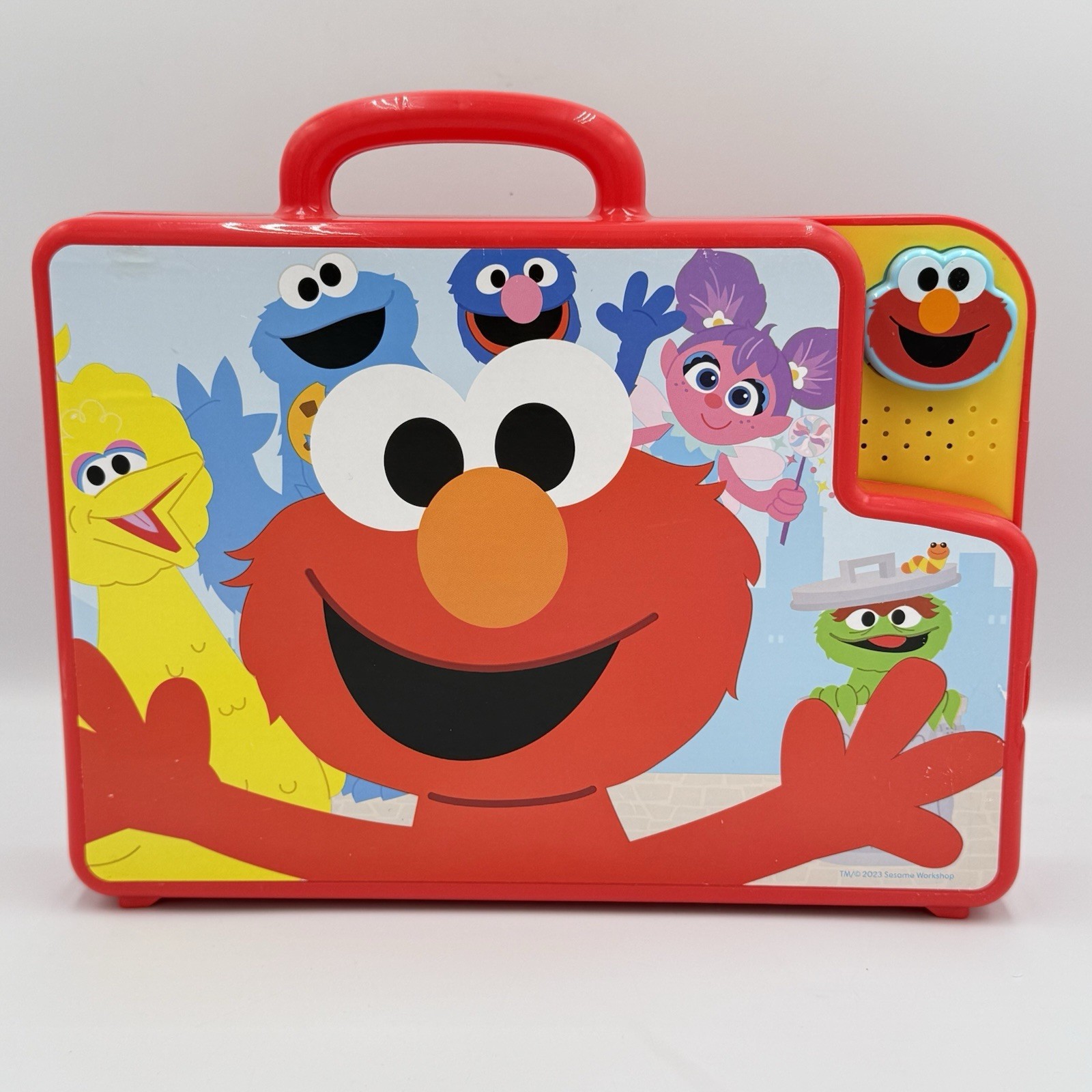 Sesame Street Elmo’s Learning Letters Bus Activity Board Red – COMPLETE & WORKS!