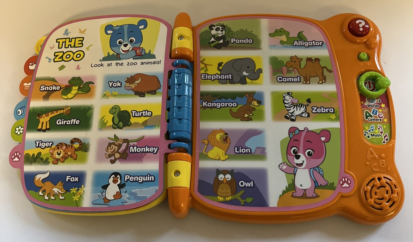 Vtech Touch and Teach Word Book #1416 Learning Works! ABCs Music Sight Words