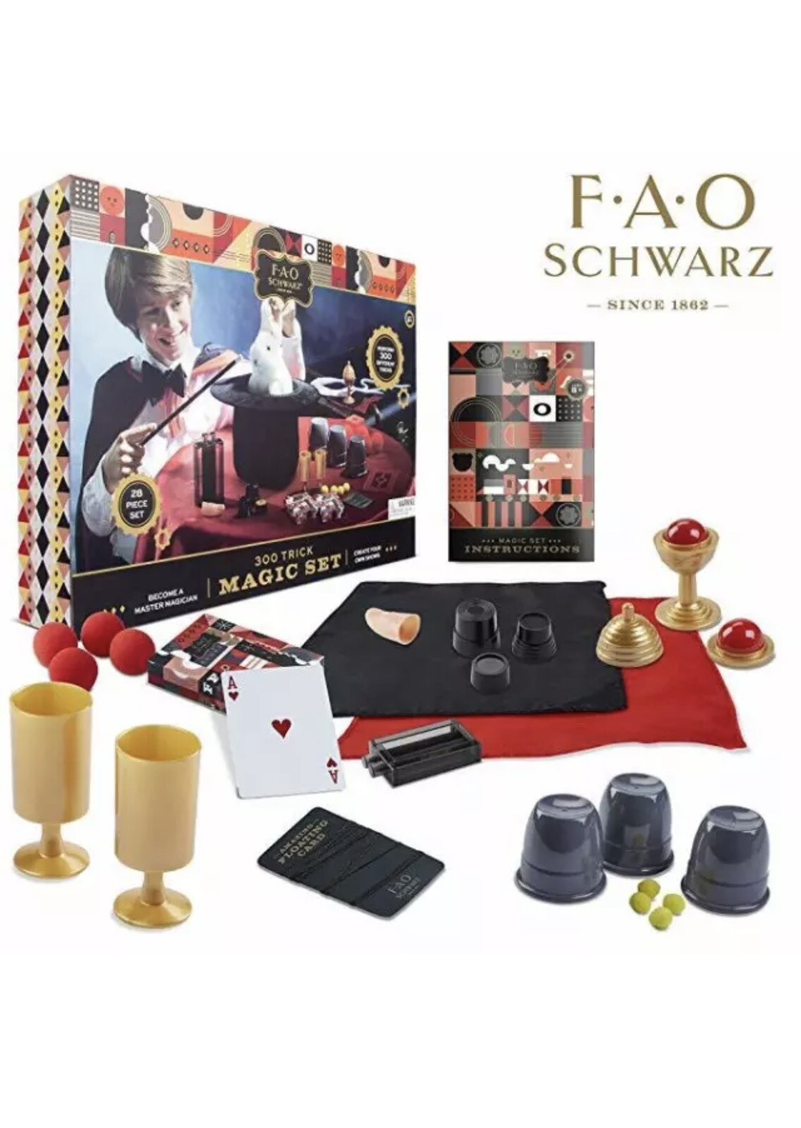 ***NEW OPENED BOX*** FAO Schwarz Ultimate Magic 28 pcs Set with 300 Tricks 🔥