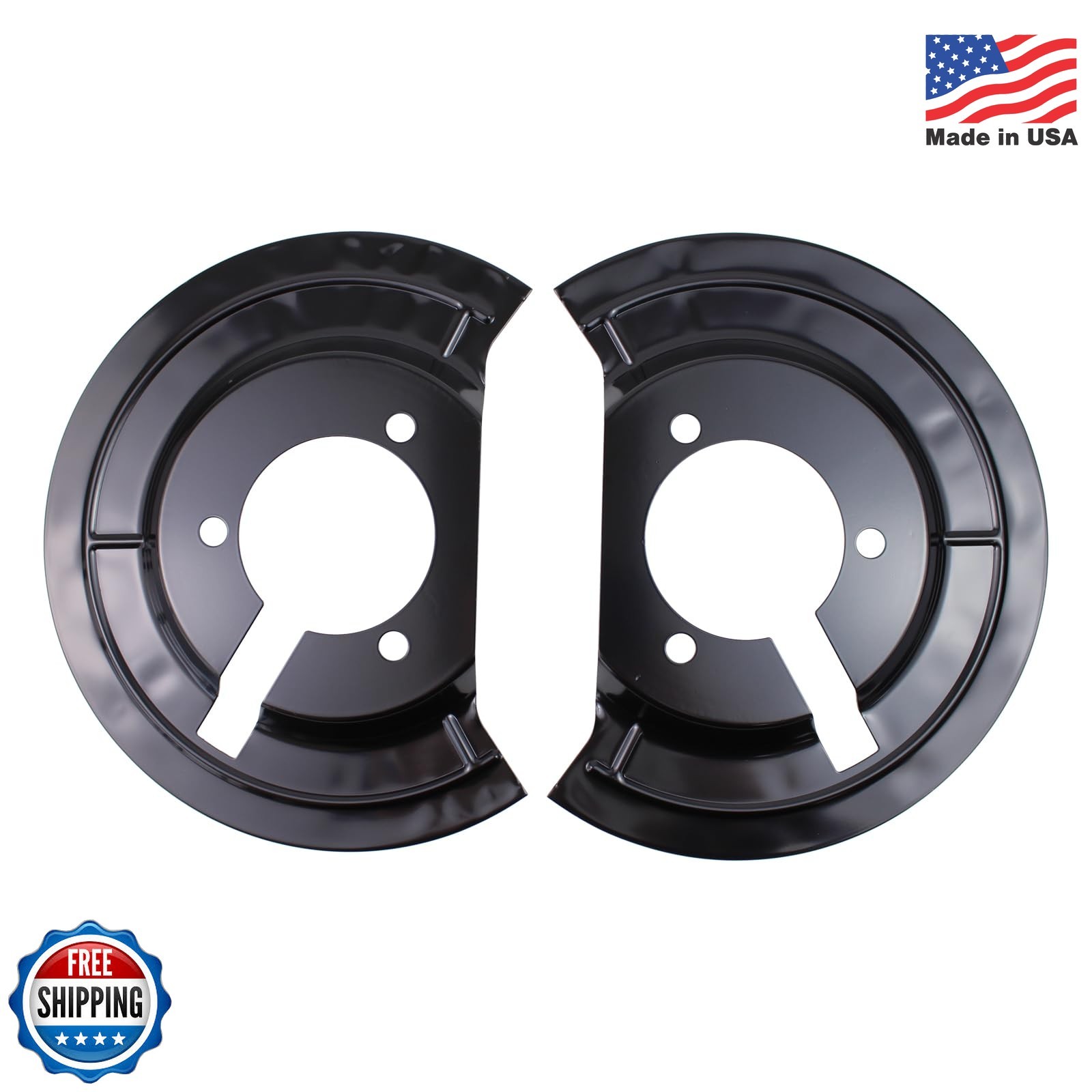 Front Left and Right Side Brake Dust Shield Backing Plate Splash for Dodge Ram 1