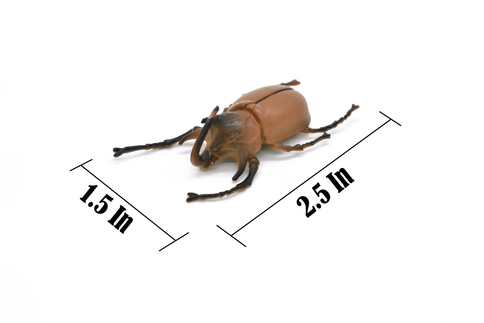 Stag Beetle, Very Nice Rubber Reproduction 2 1/4″ CWG09 B13
