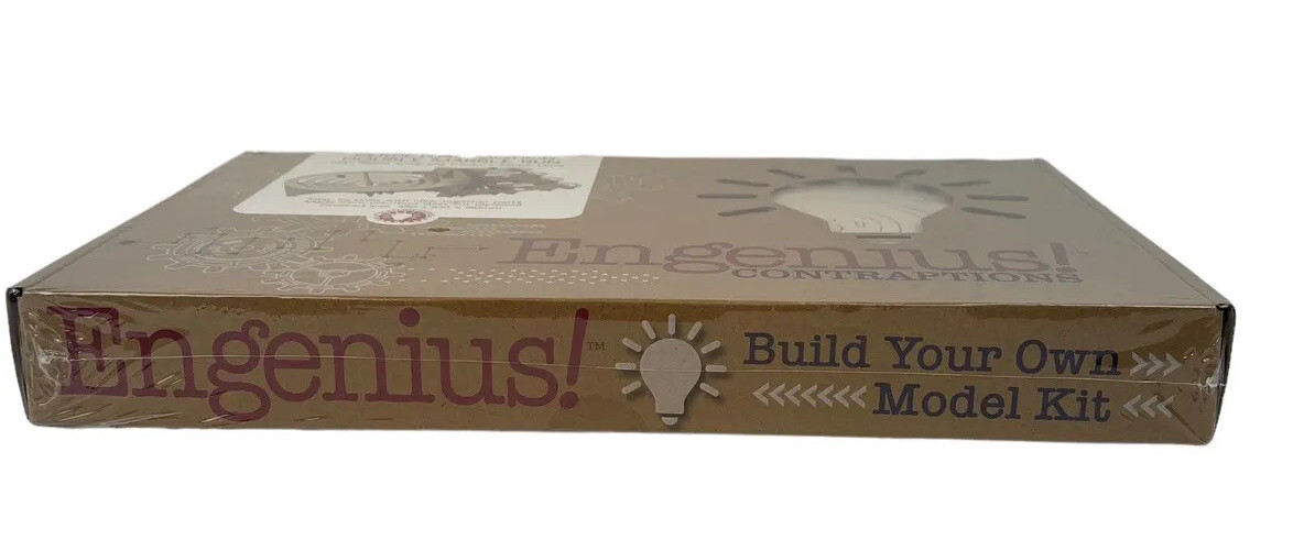 Engenius Contraptions Build Your Own Model Perpetual Motion Double Marble RunNIB