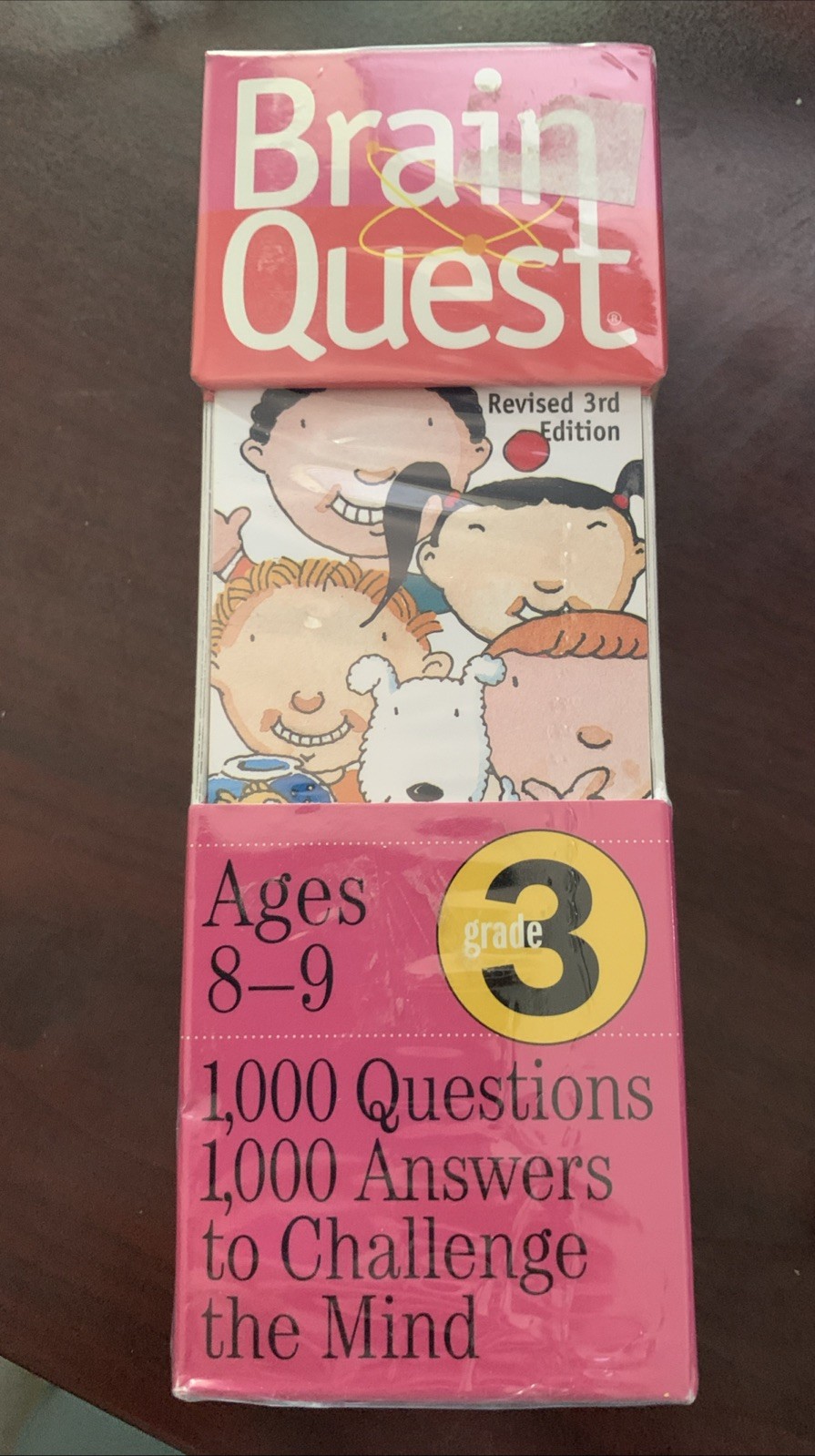Brain Quest 1000 Q&A Cards 3rd Grade Ages 8-9 Education Learning Gift
