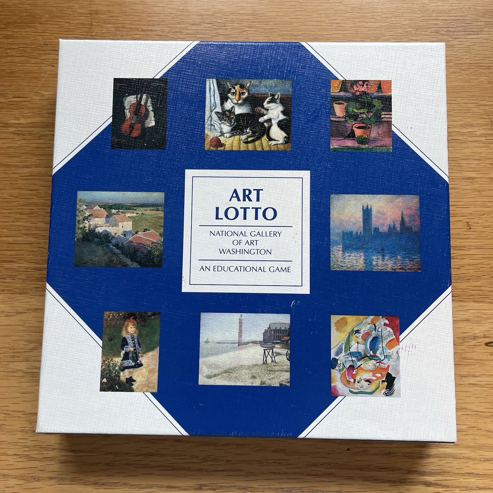 Art Lotto Educational Game Complete National Museum of Art 5 Boards 45 Cards