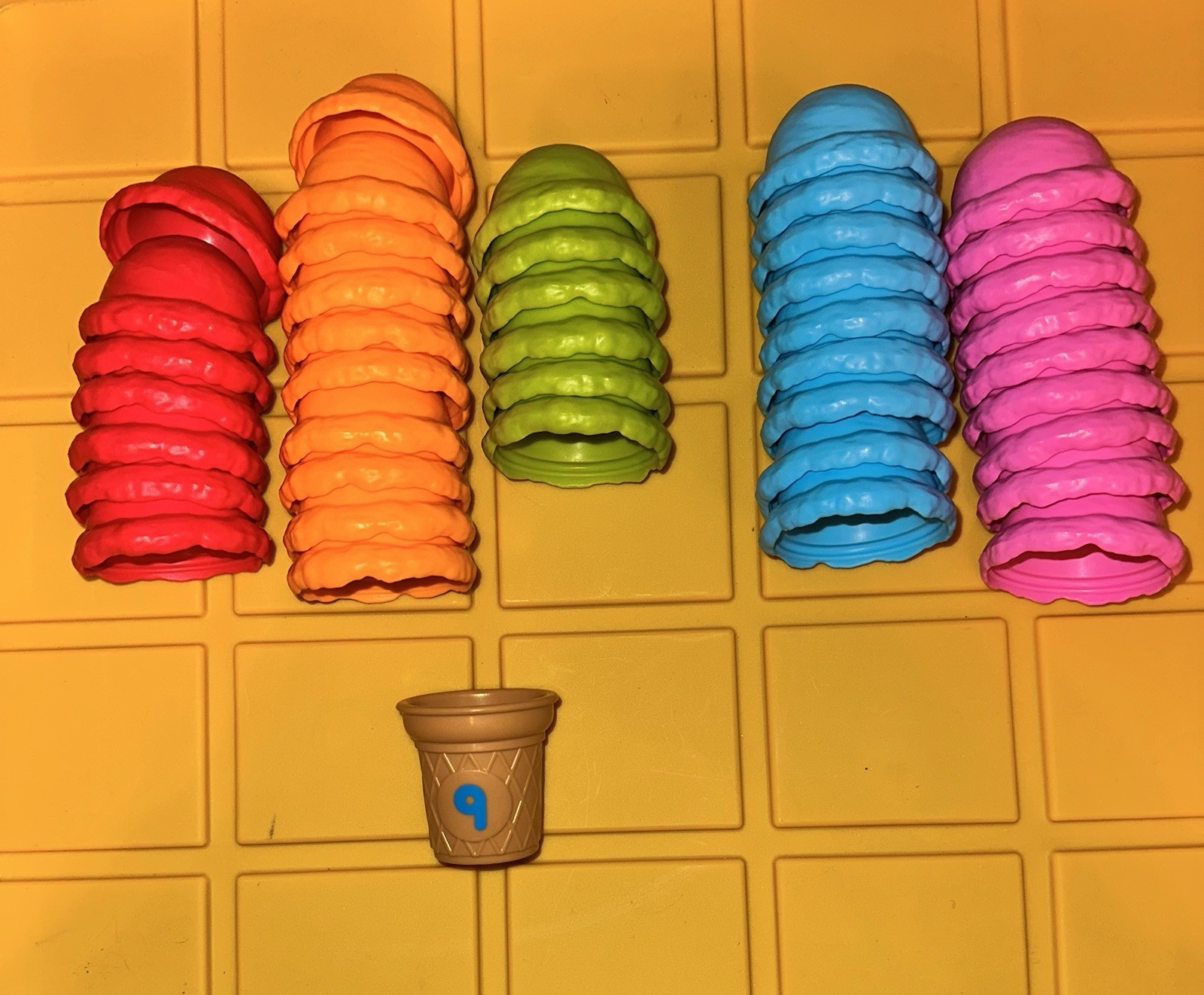 Lakeshore Ice Cream Counting Set Incomplete Pretend Play Math Toy