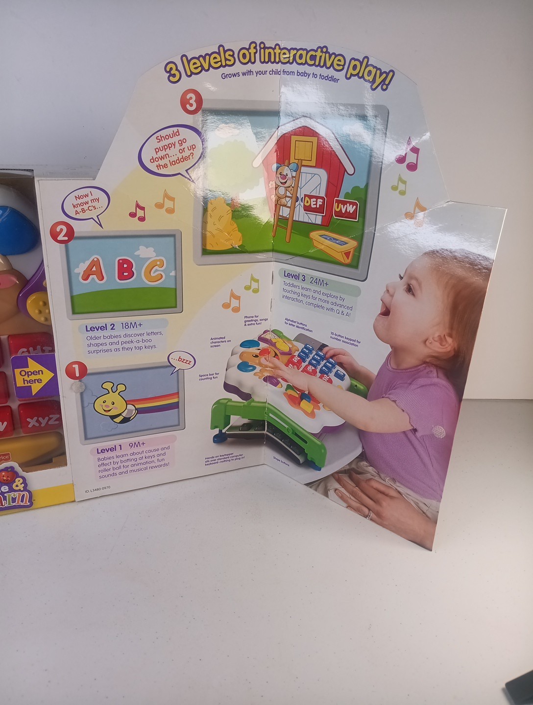 Fisher Price Computer Learning System 9- 36 Months New ABC Laugh Smile Learn